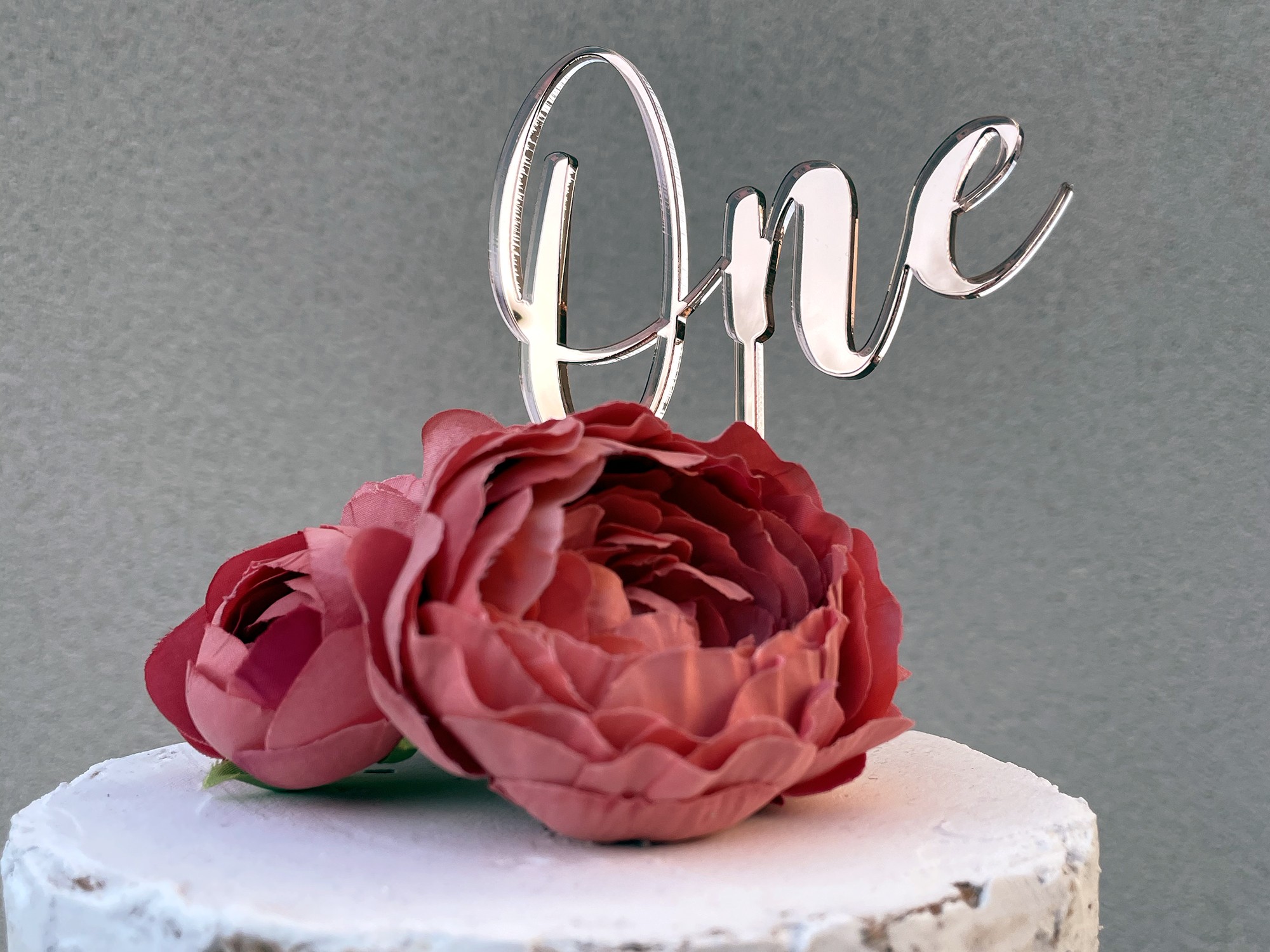 Cake Topper Anniversaire personnalisé - Une Jolie Fête